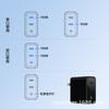 Nitreto de gálio PD40W padrão americano 2C carregador multi-protocolo PD20W + PD20W porta dupla PPS carregamento rápido inteligente independente
