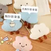 Ins Celebridad de Internet Nube de Algodón Colgante Corazón de Niña Linda Broche Suave Lindo Llavero de Bolsa Adornos Colgantes Accesorios para Ropa