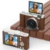Câmera CCD de pixel duplo mais vendida internacionalmente, câmera digital para selfies, câmera compacta portátil para estudantes e iniciantes