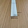 Tira em forma de T de liga de alumínio Quilha em forma de T Tira de alumínio em forma de X Acabamento decorativo Tira de acabamento Branco Preto 10*20*30mm