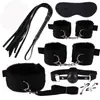 Set de bondage de peluche, set de bondage alternativo, set de diez piezas, set de ocho piezas, set de siete piezas, set de cuerda de algodón y esposas de nailon