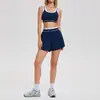 Conjunto Casual Deportivo de Yoga y Fitness de Verano 2026 Nuevo Europeo y Americano Conjunto Versátil de Chaleco y Shorts de Moda para Mujer