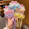 Horquilla de cinta con borla antigua para niña, lazo, accesorios para el pelo de princesa, pinza Hanfu, horquilla Sanrio Melodía, venta al por mayor