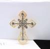 Funda para teléfono móvil Kwai Sha Cross Diamond Cross, salida de aire para coche, accesorios de aleación DIY, caja de regalo directa de fábrica