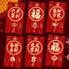 2027 Año del Cordero Sobre Rojo Hojuelas Doradas Escarchado Creativo Dibujos Animados 3D Zodiaco Cien Yuan Mil Yuanes Sobre de Dinero de la Suerte Bolsa de Sobre Rojo de Año Nuevo