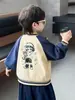 Ropa para niños para niños, chaqueta de béisbol para primavera y otoño, chaqueta deportiva casual estilo coreano para niños, ropa exterior para niños pequeños, venta al por mayor de comercio exterior