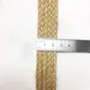 9cm 6cm 5CM de largura fita plana de juta corda plana de juta material de cinta de cinto de decoração de embalagem