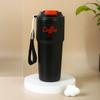 Taza 304 para damas, taza de paja de alto valor, resistente al calor, portátil, para acompañar café, taza de agua de acero inoxidable simple