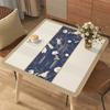 Tapete Quadrado para Mesa à Prova d'Água e de Óleo Toalha de Mesa Quadrada Resistente a Altas Temperaturas Sem Lavagem Tapete de Couro para Mesa de Jantar Tapete para Mesa de Mahjong