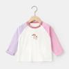 Camiseta de Manga Larga para Niño Vestido de Primavera para Bebé Ropa de Primavera para Niños Camiseta Base Primavera y Otoño Top para Bebé de Niña Dibujo Animado