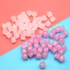 Cubos de Hielo Simulados de 8 mm Cuadrados Flotantes Pequeños Cubos de Hielo Plástico Transparente Partículas de Hielo Falsas en Aceite Perla Materias Primas para Té de Leche