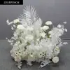 Novo Suporte de Chão para Flores de Casamento 50cm Flores Realistas Decoração de Casamento Arranjo de Flores Palco T Flores para Corredor Flores Artificiais de Casamento