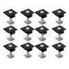 Suporte fotovoltaico solar 30mm preto clip de liga de alumínio preto de média tensão grampo central pode ser embalado em sacos