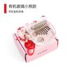 Mini kalimba Fábrica Madera Sólida Kalimba 8 Tonos Mini Pulgar Ocho Tonos Dedo Cristal Kalimba