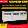 Equipamento de Limpeza Ultrassônica Personalizado com Três Compartimentos e Múltiplos Compartimentos Limpador Ultrassônico para Tubo Curvo Tubo Peças Mecânicas Molde