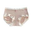 Ropa interior modal suave y agradable para la piel, bragas cómodas de estilo ins para estudiantes de algodón de cintura media para mujer