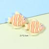 Pescado marino de dibujos animados resina accesorios de joyería diy crema pegamento pasador para el cabello funda para teléfono caja de almacenamiento parche para zapatos con agujeros