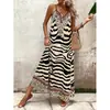 Amazon Europa Transfronterizo Suelto Elegante Vestido de Tirantes Festivo Verano 2026 Nuevo Estilo Cintura Ceñida Falda Adelgazante