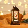 Luces de Velas Luminosas Navideñas, Lámparas de Viento Pequeñas Creativas, Luces Nocturnas, Adornos de Escritorio, Colección de Decoraciones de Regalo Navideño para Niños