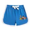 Traje de manga corta para niño y niña del equipo Wangwang, verano dulce estilo occidental, nuevo traje casual de dos piezas de shorts para niña