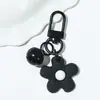 Chaveiro Ins Colorido Fresco Pequena Flor Sino Pingente DIY Feito à Mão Coração de Menina Bolsa Fivela de Porta Pingente Fofo