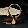 Pulsera Original Tejida a Mano con Nudo Vajra Thangka Ocho Deidades Guardianas Pulsera de Tara Verde Sala de Transmisión en Vivo