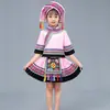 Nuevo Traje Minoritario 3 de Marzo Niños Yao Miao Niña de Danza vestido Traje Zhuang de Guangxi