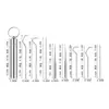 Acero inoxidable hilo dental portátil para llevar palillo para hilo dental costura de hilo dental herramienta de limpieza para el cuidado bucal