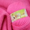 Ovillo de Lana para Bebé de 6 hebras Seda Proteína Terciopelo Algodón de Leche Zapatillas Tejidas a Mano Suéter Crochet Bolsa de Materiales DIY