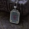 Plata 925 Estilo Nuevo Collar Taoísta Lichun Mismo Estilo que Montaña Longhu Colgante Bagua Tai Chi Lanyard Seguro de los Cinco Caminos Dios de la Riqueza