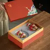 Productos Culturales y Creativos de la Ciudad Prohibida Tetera Ruihe Juego de Té Kung Fu Una Tetera Dos Tazas Estilo Chino Regalo de Boda para Recién Casados Regalo de Banquete de Cumpleaños