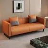 Estilo minimalista italiano sofá pequeño para apartamento sala de estar dormitorio apartamento doble de tres plazas zona de descanso salón de belleza tienda de ropa sofá