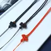 Cordón de Collar Ajustable Multicolor para Tejido Hecho a Mano DIY, Cuerda Roja Colgante del Año Zodiacal Venta al por Mayor