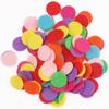 Tecido Têxtil Peça Redonda Flor Headwear Junta de Feltro Inferior Jardim de Infância Educação Infantil DIY Patch Acessórios
