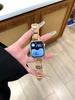 Para Apple Watch iwatch9 Correa Lindo Cachorro Diamante de Color Metal applewatch8 Cómoda Cadena para Mujer