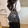 Mochila Simples Versátil de Moda Transfronteiriça para Mulheres 2025 Nova Multifuncional de Ombro Único Tote Mochila de Viagem Externa