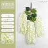 Flores de Glicinia Artificiales para Decoración de Bodas, Flores de Frijol Colgantes, Enredaderas de Flores Falsas, Arte Floral, Flores de Glicinia Artificiales