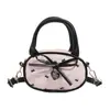 Bolsa de Bolinhas com Laço 2025 Verão Novo Estilo Fashionável e Elegante Grande Capacidade Bolsa de Mão Bolsa Transversal de Ombro para Mulheres