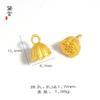 Nuevos Productos 2024: Bolsa de la Suerte Ruyi Dragón DIY Chapada en Oro, Lingote, Pulsera de Vaina de Loto, Cuerda para la Mano, Accesorios Colgantes