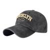 Gorra Bordada con Letra Antigua Nueva Lavada Moderna para Hombre para Calle al Aire Libre Personalidad Parasol Moda Gorra de Béisbol