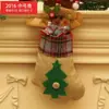 Calcetín Navideño Grande 2026 Bolsa de Regalo Decoraciones para Niñas Colgante Navidad de Niños Guardería Calcetín de Dulces