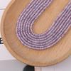14 acessórios de zircão de cor 2 * 3mm cristal corte frisado material semi-acabado contas de cadeia longa diy acessórios atacado