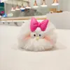 Llavero de felpa de monstruo elfo creativo hecho a mano, colgante lindo para bolso de estudiante, cadena para teléfono móvil, joya, regalo