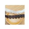 Encaje soluble en agua poliéster seda unilateral flor pequeña accesorios de ropa accesorios Lolita pequeño código de barras suministro al contado diy