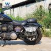 Coche muscular Wolf adecuado para bolsa lateral xiangshuai XS650N caja lateral retro modificación bolsa para casco impermeable liberación rápida especial