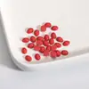 Accesorios ovalados de colores con base plana para ojos y nariz para muñecas de tela hechas a mano, decoraciones para muñecas de tejido y ganchillo