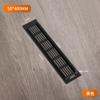 Cubierta Rectangular de Aleación de Aluminio Transpirable Armario Ropero Zapatero Malla Transpirable Gabinete de Gas Ventilación Disipación de Calor Cubierta con Orificios Transpirables