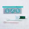 Estuche para cepillos de dientes de viaje, de EVA, impermeable, transparente, portátil, para pasta de dientes, bolsa de almacenamiento, bolsa pequeña