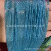 Shixi Natural 2-3mm Miçangas Redondas de Painço Contas Soltas Glitter de Diamante Pequenas Contas de Vidro Ágata de Cristal Pedra Natural