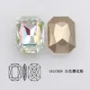 Dongzhou Crystal 14*10 Rectangular Octagonal Manicura Fondo Puntiagudo Diamante Vidrio K9 Diamante DIY Accesorios de Joyería Accesorios de Ropa